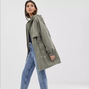 ASOS DESIGN lightweight parka with jersey lining